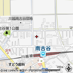 ＵＲ都市機構コーポレート南古谷駅前周辺の地図