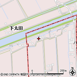 茨城県稲敷郡河内町下加納2206周辺の地図