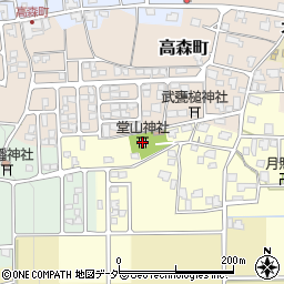 堂山神社周辺の地図