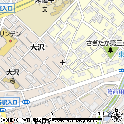 埼玉県越谷市大沢788-3周辺の地図