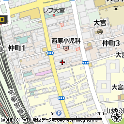 富国生命保険相互会社　埼玉支社周辺の地図