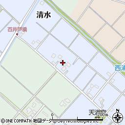 茨城県取手市清水243-3周辺の地図