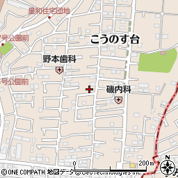 千葉県流山市こうのす台256-41周辺の地図