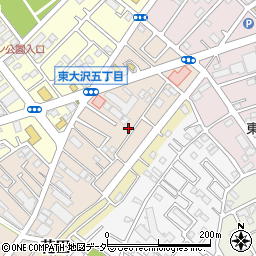 埼玉県越谷市大沢3194-17周辺の地図