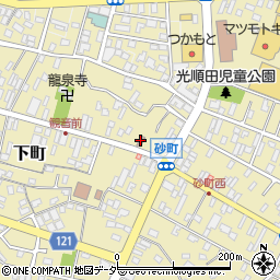 龍ケ崎下町郵便局周辺の地図