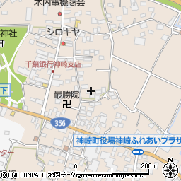 分田上周辺の地図