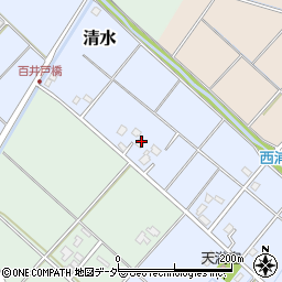 茨城県取手市清水243-2周辺の地図
