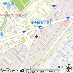 埼玉県越谷市大沢3223-10周辺の地図