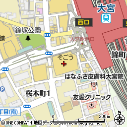 夢市場プレミア 大宮西口店周辺の地図