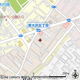 埼玉県越谷市大沢3221周辺の地図