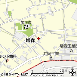埼玉県越谷市増森1667-2周辺の地図