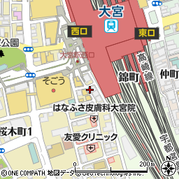 牛たんや 桜木町 大宮店周辺の地図