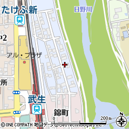 福井県越前市万代町周辺の地図