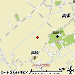 茨城県取手市高須周辺の地図