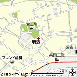 埼玉県越谷市増森1665周辺の地図