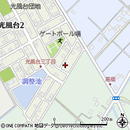 茨城県取手市光風台3丁目5-10周辺の地図