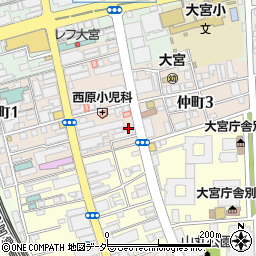 中央労働金庫　大宮ローンセンター周辺の地図