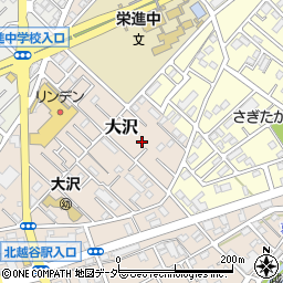 埼玉県越谷市大沢790-11周辺の地図