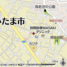 埼玉県さいたま市見沼区南中野86-1周辺の地図