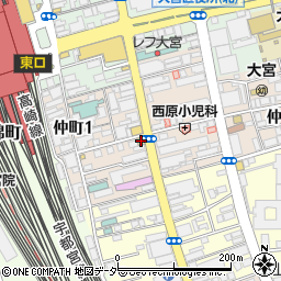 吉野家 大宮店周辺の地図