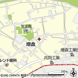 埼玉県越谷市増森1667周辺の地図