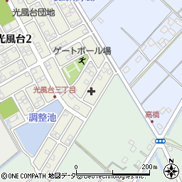 茨城県取手市光風台3丁目5-11周辺の地図