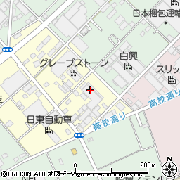 埼玉県日高市新堀新田周辺の地図