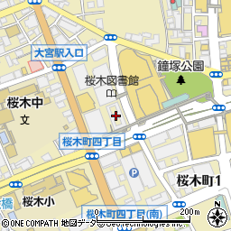田辺三菱製薬株式会社　埼玉支店周辺の地図