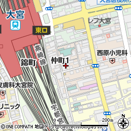 金太郎大宮本店周辺の地図