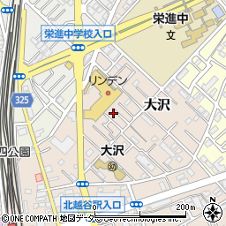 埼玉県越谷市大沢548-20周辺の地図