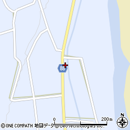 岐阜県下呂市萩原町野上1725-2周辺の地図