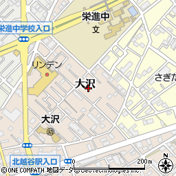 埼玉県越谷市大沢708-8周辺の地図