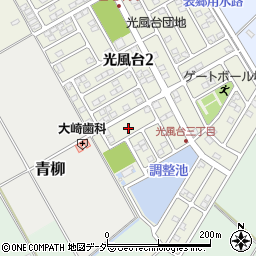 茨城県取手市光風台3丁目15-5周辺の地図