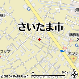 埼玉県さいたま市見沼区南中野121-2周辺の地図