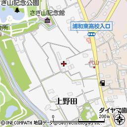 埼玉県さいたま市緑区上野田282周辺の地図