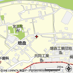 埼玉県越谷市増森1644周辺の地図