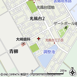 茨城県取手市光風台3丁目15-4周辺の地図