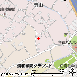 埼玉県さいたま市緑区寺山1103周辺の地図