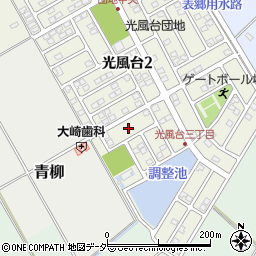 茨城県取手市光風台3丁目15周辺の地図