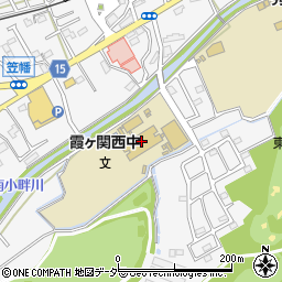 川越市立霞ヶ関西中学校周辺の地図