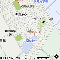 茨城県取手市光風台3丁目8-11周辺の地図