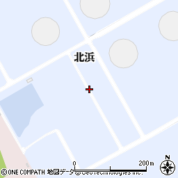 茨城県神栖市北浜周辺の地図
