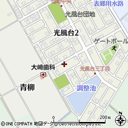 茨城県取手市光風台3丁目15-12周辺の地図