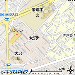 埼玉県越谷市大沢709-3周辺の地図