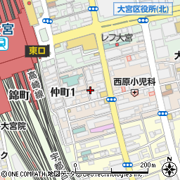 大宮南銀座商店会周辺の地図