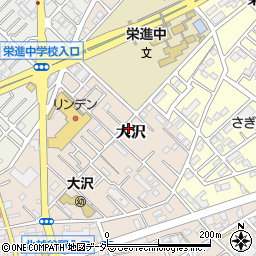 埼玉県越谷市大沢708周辺の地図