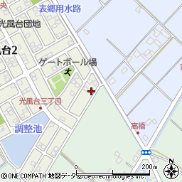 茨城県取手市光風台3丁目5-3周辺の地図