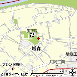 埼玉県越谷市増森1682周辺の地図