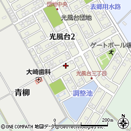 茨城県取手市光風台3丁目15-14周辺の地図