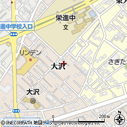 埼玉県越谷市大沢709-11周辺の地図